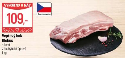 Vepřový bok s kostí Globus
