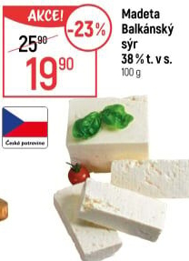 Balkánský sýr Madeta