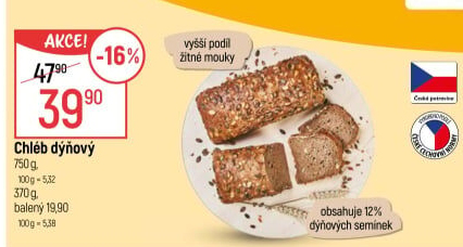 Chléb dýňový