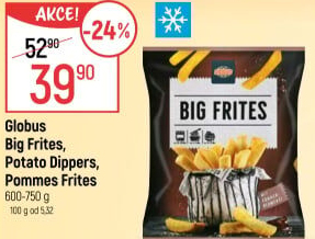 Hranolky mražené Big Frites Globus