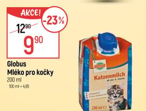 Mléko pro kočky Globus