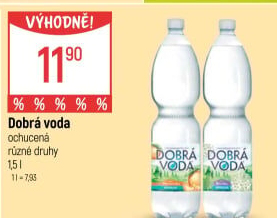 Ochucená voda Dobrá voda