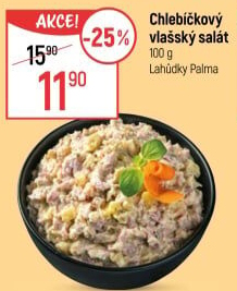 Salát vlašský chlebíčkový