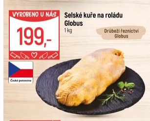 Selské kuře na roládu Globus