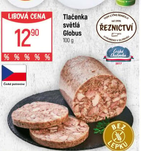 Tlačenka světlá Globus
