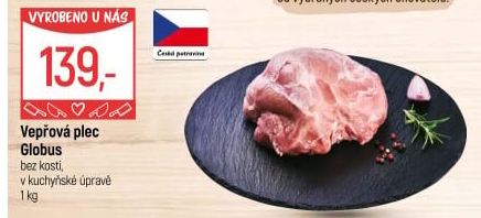Vepřová plec bez kosti Globus