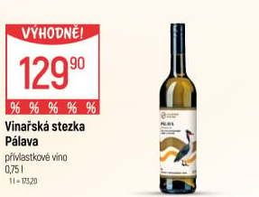 Víno Pálava Vinařská Stezka - přívlastková