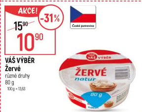 Žervé Váš Výběr