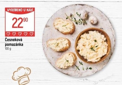 Česneková pomazánka Globus