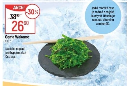 Mořské řasy Goma Wakame