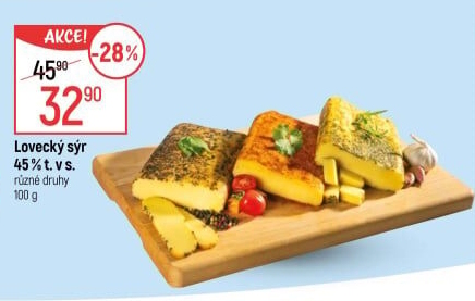 Sýr lovecký 45%