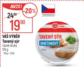 Tavený sýr Váš Výběr