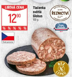 Tlačenka světlá Globus