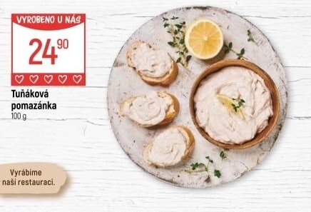 Tuňáková pomazánka Globus