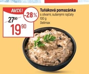 Tuňáková pomazánka s olivami