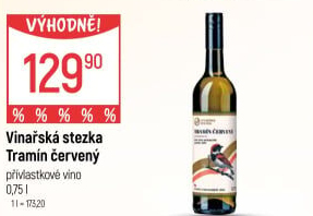 Víno Tramín červený Vinařská Stezka - přívlastková
