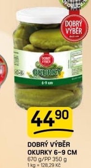 Okurky Dobrý Výběr