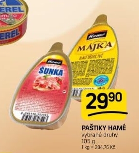 Paštiky Hamé