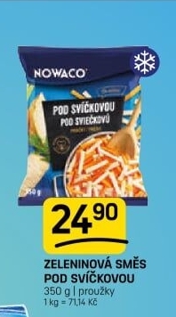 Zeleninová směs pod svíčkovou mražená Nowaco