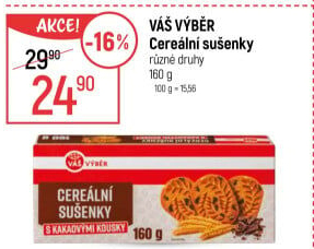 Cereální sušenky Váš Výběr