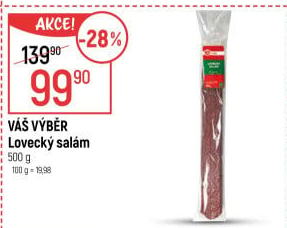 Salám lovecký Váš Výběr