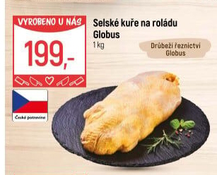 Selské kuře na roládu Globus