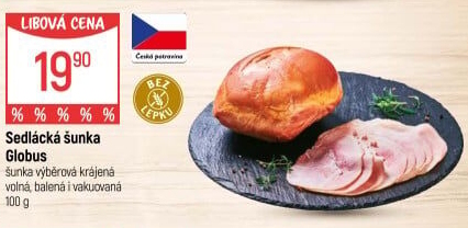 Šunka sedlácká výběrová Globus