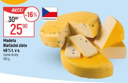 Sýr Blaťácké zlato Madeta