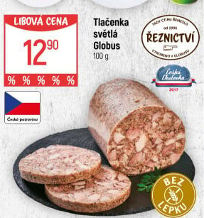 Tlačenka světlá Globus