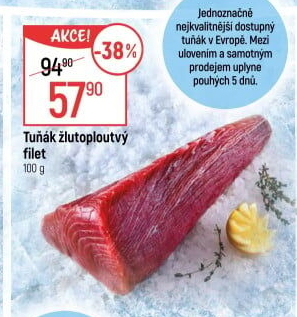 Tuňák žlutoploutvý filet