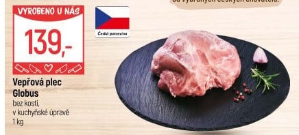 Vepřová plec bez kosti Globus