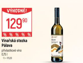 Víno Pálava Vinařská Stezka - přívlastková
