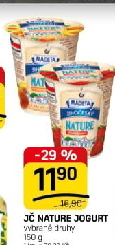 Jogurt Nature ochucený jihočeský Madeta