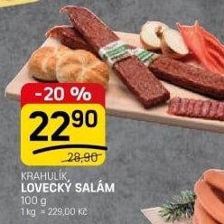 Salám lovecký Krahulík