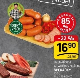 Špekáčky premium Dobrý Výběr