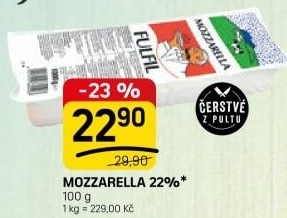 Sýr Mozzarella cihla Fulfil