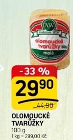 Sýr tvarůžky olomoucké A.W.