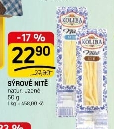 Sýrové nitě Koliba Bystřice pod Hostýnem