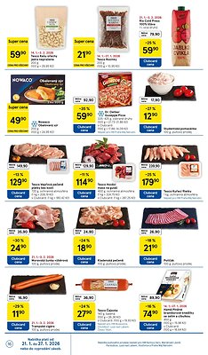 akční leták Tesco 21.1.2026-27.1.2026