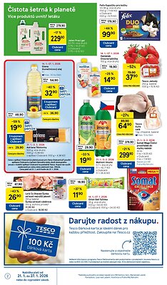 akční leták Tesco 21.1.2026-27.1.2026