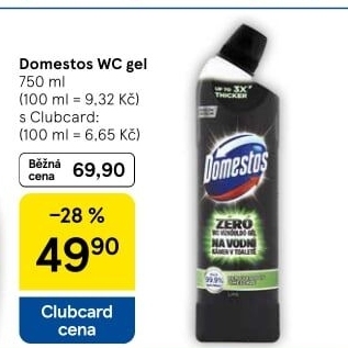 Čistič WC gelový Domestos