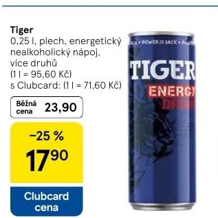 Energetický nápoj Tiger