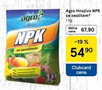 Hnojivo NPK Agro
