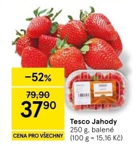 Jahody Tesco