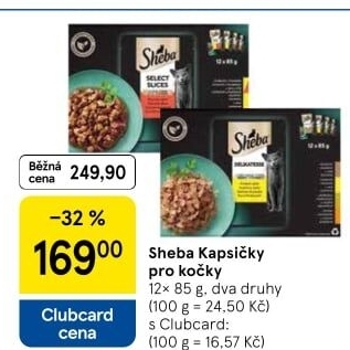 Kapsičky pro kočky Sheba