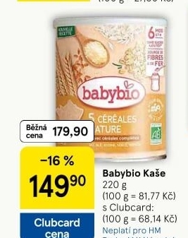 Kaše Babybio