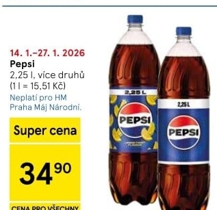 Limonáda Pepsi