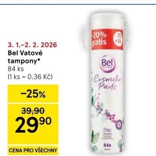 Odličovací tampony Bel Face &amp