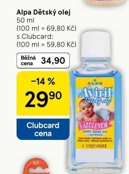 Olej dětský Aviril Alpa
