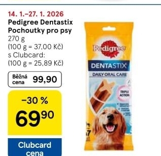 Pamlsky pro psy Denta Stix Pedigree